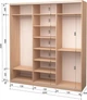 Шкаф-купе трехдверный Roko 224.2x242x60 см Зеркало Дуб молочный (20200024384) - изображение 2