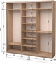 Шкаф-купе трехдверный Roko 224.2x242x60 см Зеркало Дуб сонома (20200024449) - изображение 2