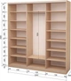 Шкаф-купе трехдверный Roko 224.2x242x60 см Зеркало Дуб молочный (20200024420) - изображение 2