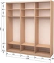 Шкаф-купе трехдверный Roko 239.2x242x60 см ДСП + Зеркало Дуб молочный (20200024400) - изображение 2