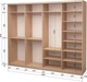 Шафа-купе чотиридверна Roko 238.4x242x60 см Дзеркало Дуб молочний (20200024652) - зображення 2