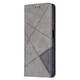 Чехол-книжка с кармашками UniCase Geometric Pattern для Xiaomi Redmi 10 / 10 (2022) / 10 Prime - Grey - изображение 3