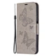Чехол UniCase Butterfly Pattern для Xiaomi Redmi 10 / 10 (2022) / 10 Prime - Grey - изображение 3