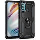 Противоударный чехол с подставкой Deexe Armor Case для Motorola Moto G60 - Black - изображение 1
