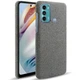 Защитный чехол KSQ Cloth Style для Motorola Moto G60 - Grey - изображение 1