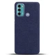 Защитный чехол KSQ Cloth Style для Motorola Moto G60 - Blue - изображение 3