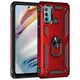 Протиударний чохол з підставкою Deexe Armor Case для Motorola Moto G60 - Red - зображення 1
