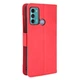 Чехол Deexe Wallet Stand для Motorola Moto G60 - Red - изображение 4