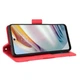 Чехол Deexe Wallet Stand для Motorola Moto G60 - Red - изображение 5