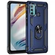 Противоударный чехол с подставкой Deexe Armor Case для Motorola Moto G60 - Blue - изображение 1