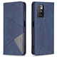 Чехол-книжка с кармашками UniCase Geometric Pattern для Xiaomi Redmi 10 / 10 (2022) / 10 Prime - Blue - изображение 2