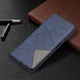 Чехол-книжка с кармашками UniCase Geometric Pattern для Xiaomi Redmi 10 / 10 (2022) / 10 Prime - Blue - изображение 5