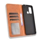 Чехол-книжка Deexe Retro Style для Motorola Moto G60 - Brown - изображение 6