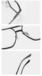 Окуляри комп'ютерні фотохромні SENOIX™ Anti-blue Glasses Incanto із твердим чохлом та серветкою в комплекті, захист зору - зображення 8