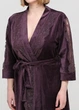 Халат Romeo Life 5XL темно-сливовий 3599-34 - зображення 3