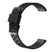 Ремешок для Zepp E - черный / ширина крепления 20мм / силикон / Watchbands double (W39-7WB28165543) - изображение 3