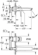 Смеситель скрытого монтажа для раковины GROHE BauLoop New 20289001 - изображение 8