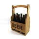 Ящик для пивных бутылок BEER 23х36х16 см Мастерская мистера Томаса фанера 10 мм орех - изображение 1