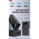 Повербанк Power Bank с фонариком УМБ XO 40000mAh мощный аккумулятор портативное зарядное устройство 22.5Вт Digital display (3 input 4 output) Black - изображение 14