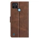 Чохол Deexe Retro Wallet для Realme C21Y / C25Y - Coffee - зображення 4