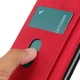 Чехол-книжка с застежкой KHAZNEH Retro Wallet для Samsung Galaxy S22 Ultra - Red - изображение 8
