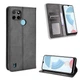 Чехол-книжка Deexe Retro Style для Realme C21Y / C25Y - Black - изображение 8