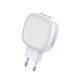 Сетевое зарядное устройство LDNIO A3510Q с кабелем Lightning |2USB/1Type-C, QC/PD, 3A/28.5| с функцией быстрой зарядки White (A3510Q) - изображение 3