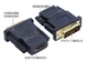 Переходник из DVI-D (24+1) папа -> HDMI мама 1080p адаптер конвертер (582535462) Черный - изображение 5