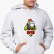 Худи детский Бравл Старс Спайк Эль Примо (Brawl Stars Spike El Primo) Светло-серый меланж (9298-2600) 116 см - изображение 2