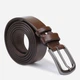 Ремень мужской из натуральной кожи Vintage leather-20709 129 см Коричневый - изображение 2