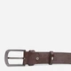 Ремень мужской из натуральной кожи Vintage leather-20709 129 см Коричневый - изображение 3