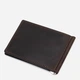 Мужское кожаное портмоне Grande Pelle leather-11540 Коричневое - изображение 2
