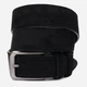Ремень мужской из натуральной замши Vintage leather-20733 116 см Черный - изображение 1