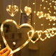 Гирлянда светодиодная занавес Love Hart 138 лед, 8 режимов - изображение 2