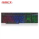 Ігрова клавіатура для ноутбука та ПК з підсвіткою Backlit keyboard iMICE AK-600 мембранна дротова USB-підсвітка під клавішами різнобарвна - зображення 2
