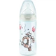 Пляшечка для годування Nuk Diswin First Choice Plus з силіконовою соскою 300 мл Сірий (3952372) - зображення 1