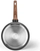 Сковорода глибока Fissman Diamond Grey O24см із 5-шаровим антипригарним покриттям, чорний - зображення 3