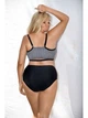 Купальник роздільний Bralette Lorin L5079-9 95С Чорний/Білий - зображення 2