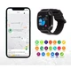 Детские смарт-часы AmiGo GO008 Milky GPS WiFi Black; 1.44" (240х240) IPS сенсорный / RDA8955 / ОЗУ 32 МБ / 512 МБ встроенной / камера 2 Мп / Bluetooth 4.0 / 2G, Wi-Fi, GPS, LBS / 400 мАч / 230 х 40 х 48 х 15 мм, 40 г / черный - изображение 4