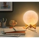 Ночной светильник в виде луны 3D Moon Light 15 см сенсорный на 5 режимов как ночник для ребенка Разный цвет луны - изображение 3