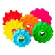 Розвиваюча іграшка Fat Brain Toys Пірамідка гвинтова тактильна SpinAgain (F110ML) - зображення 3