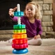 Розвиваюча іграшка Fat Brain Toys Пірамідка гвинтова тактильна SpinAgain (F110ML) - зображення 7