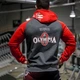 Кофта мужская спортивная худи Olimpia серая с красным XL - изображение 2
