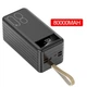 Power Bank iBattery YM-322 з ліхтариком на 80000 mAh black - зображення 2