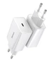Сетевое зарядное устройство с входом Type-C BASEUS Speed Mini Quick Charger (1Type-C, PD/QC,20W, 3A). White - изображение 2