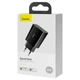 Сетевое зарядное устройство с входом Type-C BASEUS Speed Mini Quick Charger (1Type-C, PD/QC,20W, 3A). Black - изображение 10