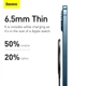 Беспроводное зарядное устройство BASEUS Simple Mini Magnetic Wireless Charger |Type-C cable 1.5m 15W|. Black - изображение 4