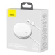 Беспроводное зарядное устройство BASEUS Simple Mini Magnetic Wireless Charger |Type-C cable 1.5m 15W|. White - изображение 7