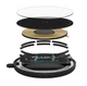 Беспроводное зарядное устройство BASEUS Simple Mini Magnetic Wireless Charger |Type-C cable 1.5m 15W|. Black - изображение 8
