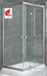 Душова кабіна 120x80х190 см прямокутна Shower Saturn розсувні двері без піддону матове скло 5 мм - зображення 1